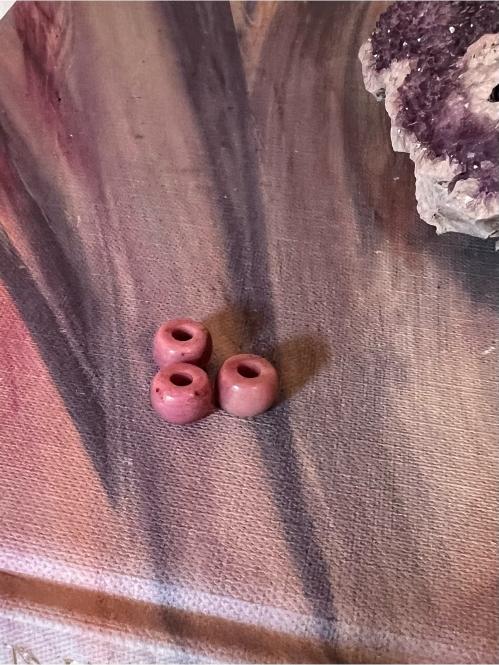 Carolina Bucci Forte Beads 3 Rhodonite for Bracelet or Necklace